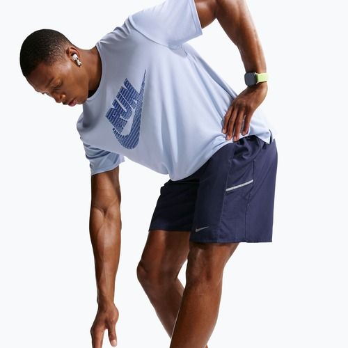 Шорти для бігу чоловічі Nike Miler Dri-Fit 9" midnight navy