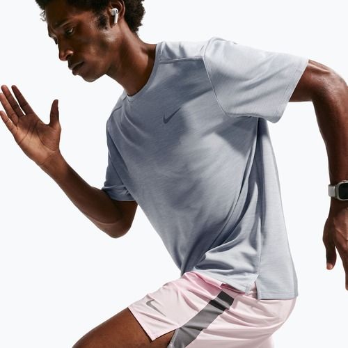 Футболка для бігу чоловіча Nike Miler Dri-Fit UV grey fog/particle grey