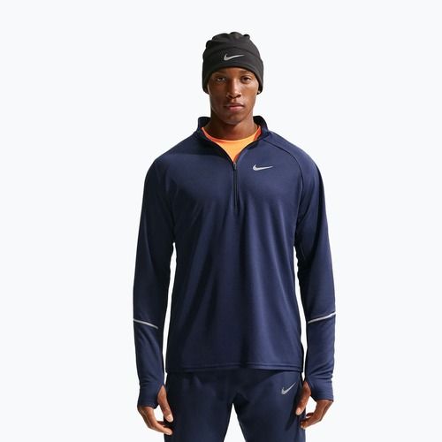 Кофта для бігу чоловіча Nike Miler Dri-Fit UV 1/2 Zip midnight navy