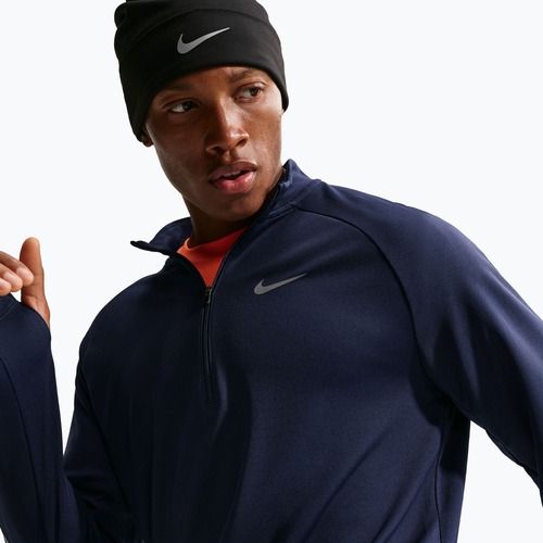Кофта для бігу чоловіча Nike Miler Dri-Fit UV 1/2 Zip midnight navy