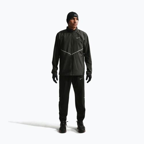 Куртка для бігу чоловіча Nike Miler Repel UV black/black