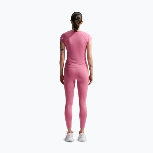 Футболка для бігу жіноча Nike Swoosh Run Dri-Fit peony/photon dust/white