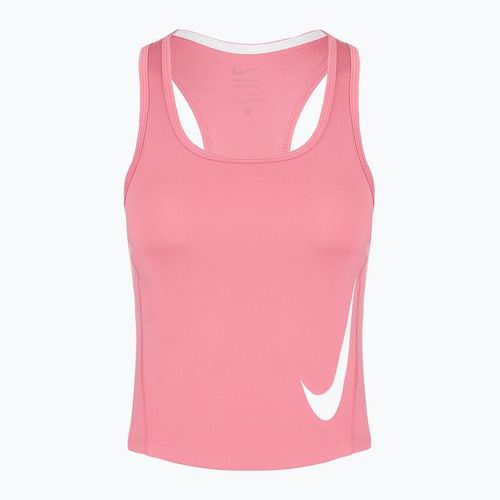 Футболка для бігу жіноча Nike Swoosh Run Dri-Fit peony/photon dust/white