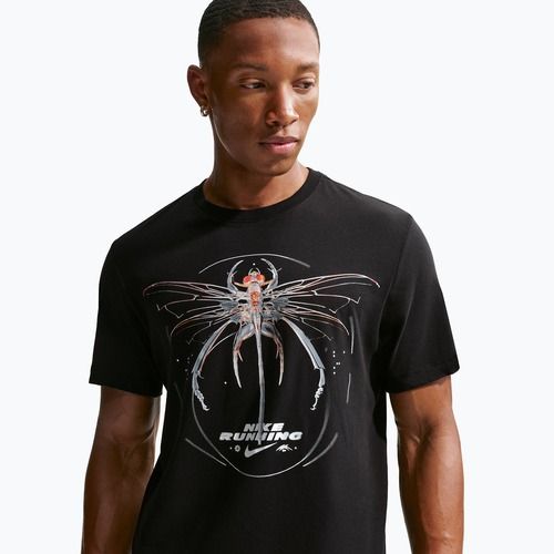 Футболка для бігу чоловіча Nike Dri-Fit Running black