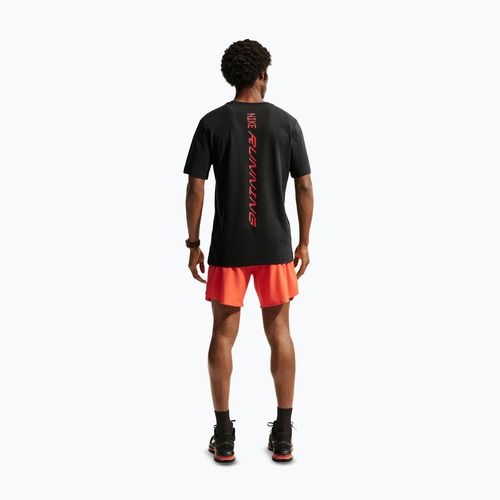 Футболка для бігу чоловіча Nike AeroSwift Dri-Fit black/bright crimson