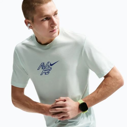 Футболка для бігу чоловіча Nike AeroSwift Dri-Fit barely green/lapis