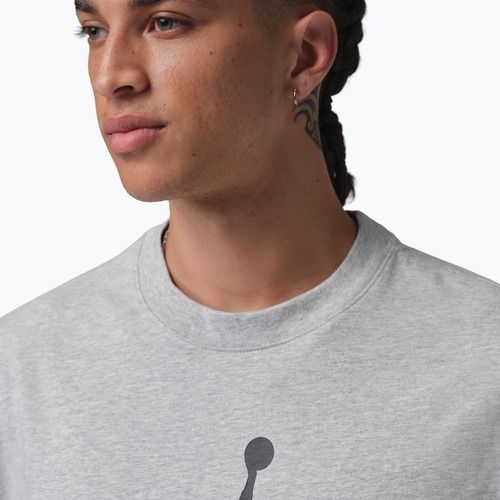 Футболка чоловіча Jordan grey heather/black