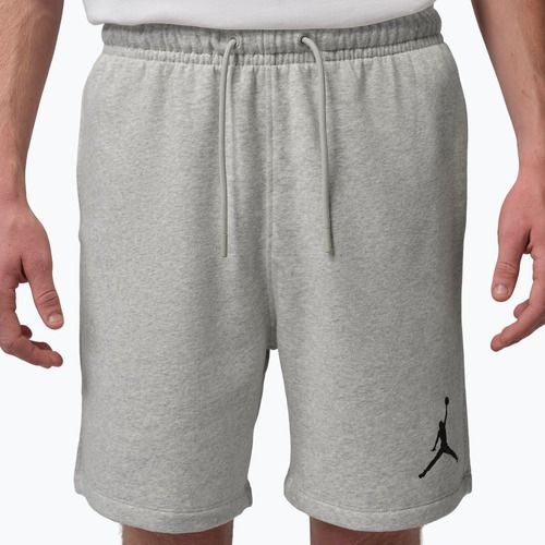 Шорти чоловічі  Jordan Fleece grey heather/black