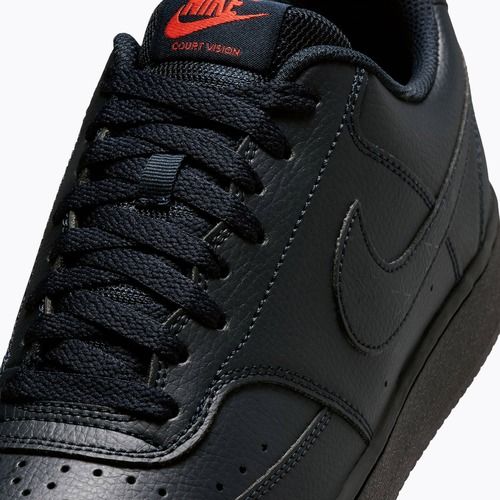 Взуття чоловіче Nike Court Vision Low Next Nature dark obsidian/picante red/dark obsidian