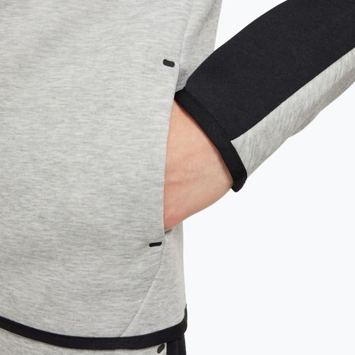 Кофта дитяча Nike Sportswear Tech Fleece Full Zip dark grey heather/black/black/black