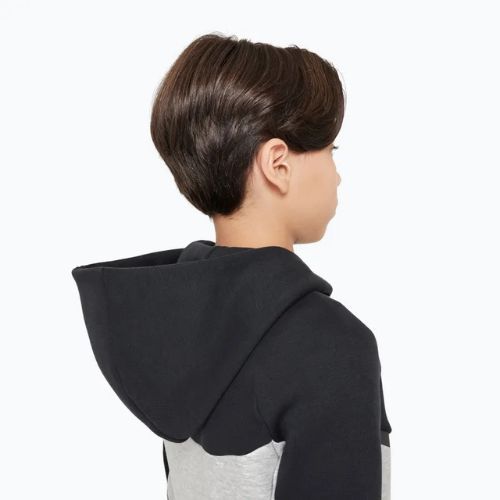 Кофта дитяча Nike Sportswear Tech Fleece Full Zip dark grey heather/black/black/black