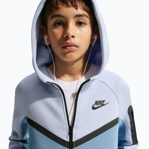 Кофта дитяча Nike Sportswear Tech Fleece Full Zip hydrogen blue/work blue/black/black