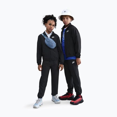Спортивний костюм дитячий Nike Sportswear Woven black/black/black/white