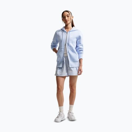 Кофта жіноча  Nike Sportswear Phoenix Fleece Full Zip hydrogen blue/sail