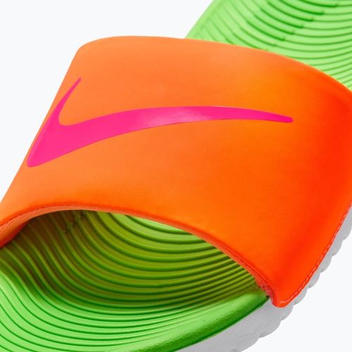 Шльопанці Nike Coffee total orange/green strike/hyper pink