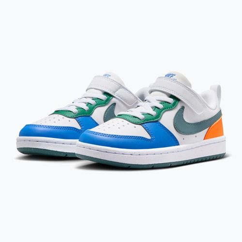 Взуття дитяче Nike Court Borough Low Recraft white/malachite/mineral slate