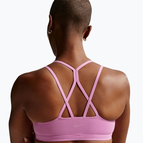 Бюстгальтер для тренувань Nike Zenvy Strappy Light-Support light magenta/white
