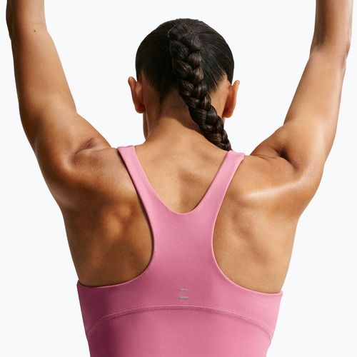 Футболка для бігу чоловіча Nike Tempo Medium Support Cropped Sports Bra peony
