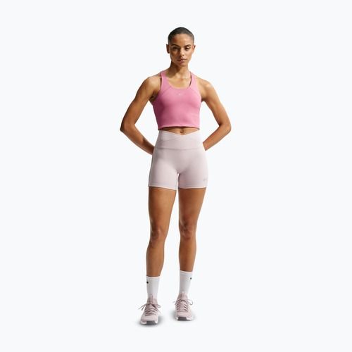 Футболка для бігу чоловіча Nike Tempo Medium Support Cropped Sports Bra peony