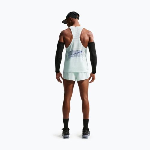 Футболка для бігу чоловіча Nike AeroSwift Dri-Fit ADV Running Singlet barely green/lapis