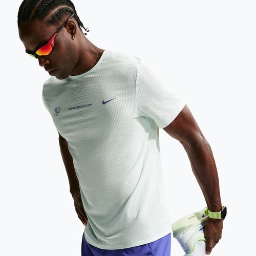 Футболка для бігу чоловіча Nike AeroSwift Dri-Fit ADV barely green/lapis
