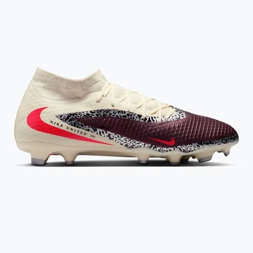 Кросівки футбольні чоловічі Nike United Phantom 6 High Academy MG burgundy crush/fossil/university red