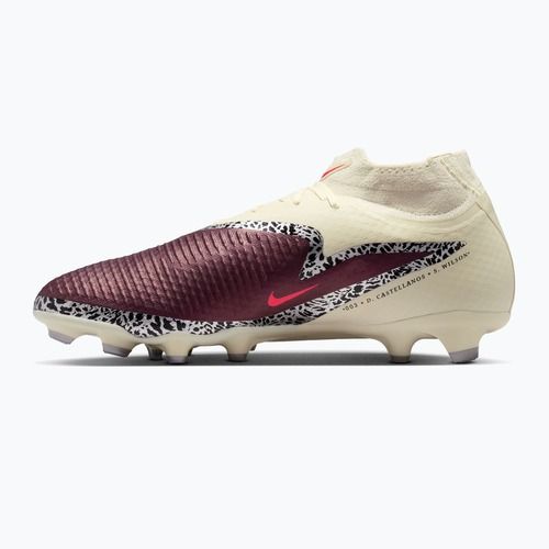 Кросівки футбольні чоловічі Nike United Phantom 6 High Academy MG burgundy crush/fossil/university red
