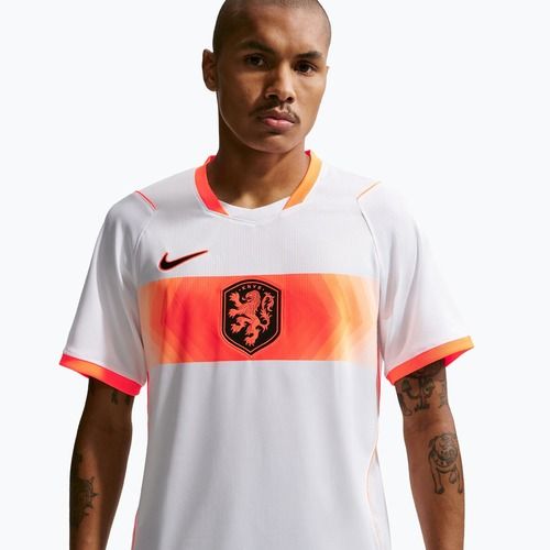 Футболка футбольна чоловіча Nike Netherlands 2026 Stadium Away white/hyper crimson/black