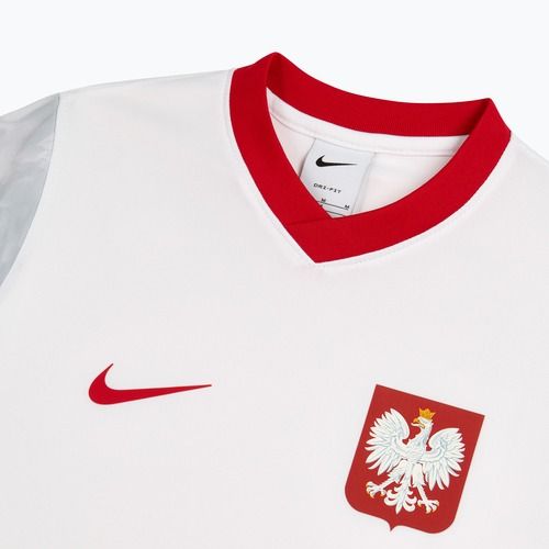 Футболка футбольна дитяча Nike Dri-Fit Poland Home 2026 white/field silver