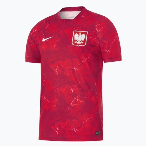 Футболка футбольна чоловіча Nike Dri-Fit Poland Stadium Away 2026 noble red/sport red