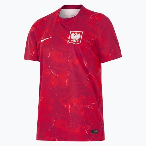Футболка футбольна жіноча Nike Dri-Fit Poland Stadium Away 2026 noble red/sport red
