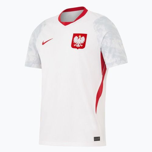 Футболка футбольна чоловіча Nike Dri-Fit Poland Stadium Home 2026 white/field silver