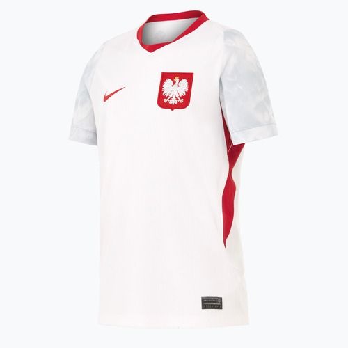 Футболка футбольна дитяча Nike Dri-Fit Poland Stadium Home 2026 white/field silver