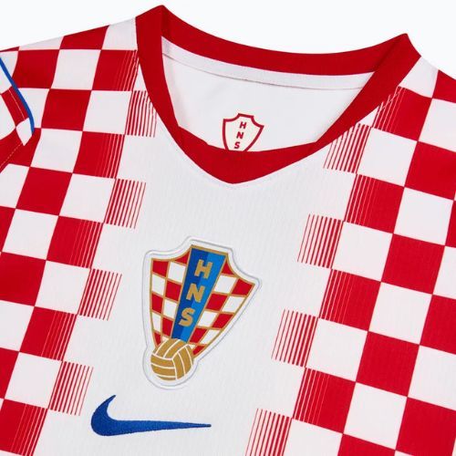 Футболка футбольна чоловіча Nike Dri-Fit Croatia Stadium Home 2026 white/university red