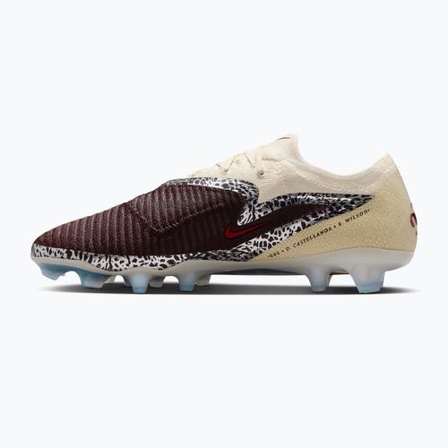 Кросівки футбольні чоловічі Nike United Phantom 6 Low Elite FG burgundy crush/fossil/university red
