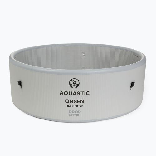 Надувний басейн AQUASTIC ONSEN drop stitch 700 л 150 см сірий