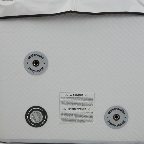 Надувний басейн AQUASTIC ONSEN drop stitch 1400 l 186 cm сірий