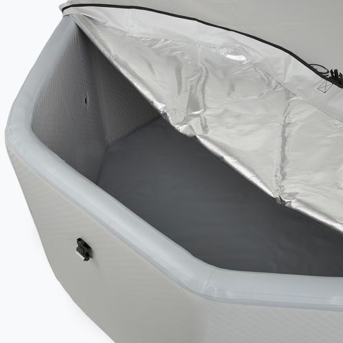 Надувний басейн AQUASTIC ONSEN drop stitch 1400 l 186 cm сірий