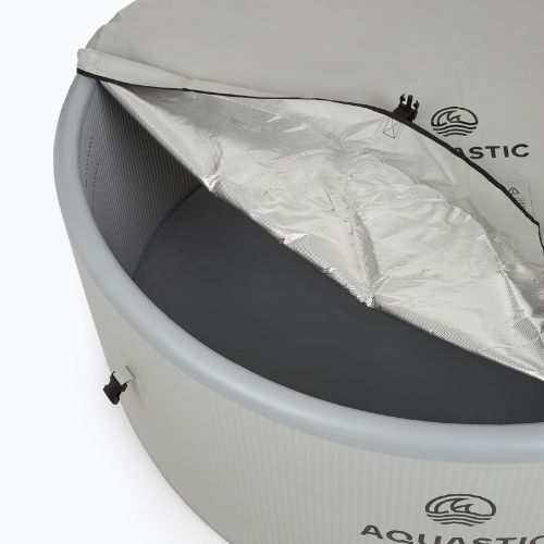 Basen pompowany AQUASTIC ONSEN drop stitch 1200 l 178 cm szary