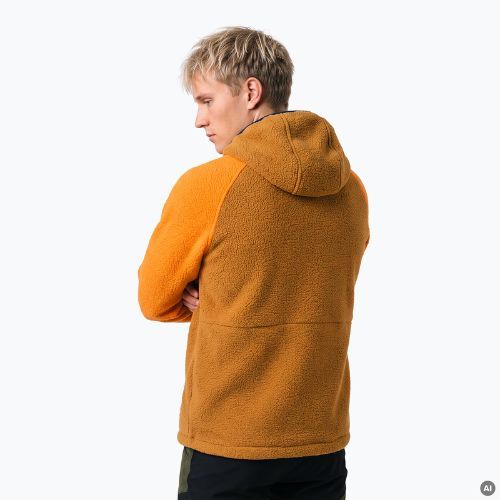 Чоловіча флісова кофта KADVA RODIA коричневий