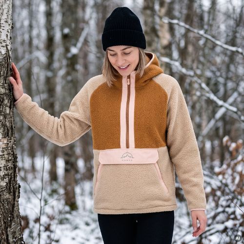 Жіноча флісова кофта KADVA RODIA WMNS бежевий