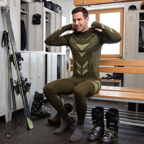 Комплект термобілизни чоловічий KADVA Alpinestep Thermo SH Light Plus Set Green