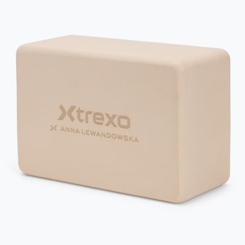 Блок для йоги XTREXO x Anna Lewandowska block Beige