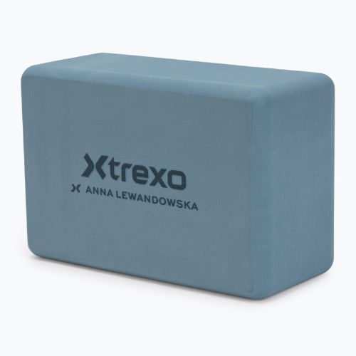 Блок для йоги XTREXO x Anna Lewandowska block Azul Bruma