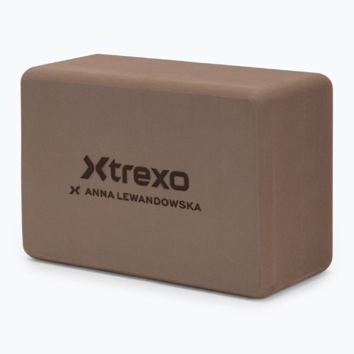 Блок для йоги XTREXO x Anna Lewandowska block Milktea