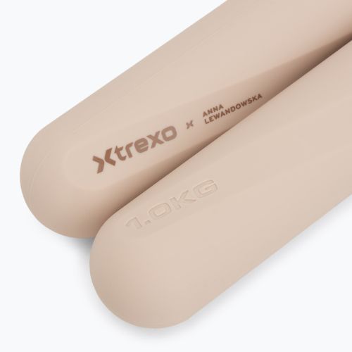 Набір гантелей XTREXO x Anna Lewandowska Bars 210 Beige
