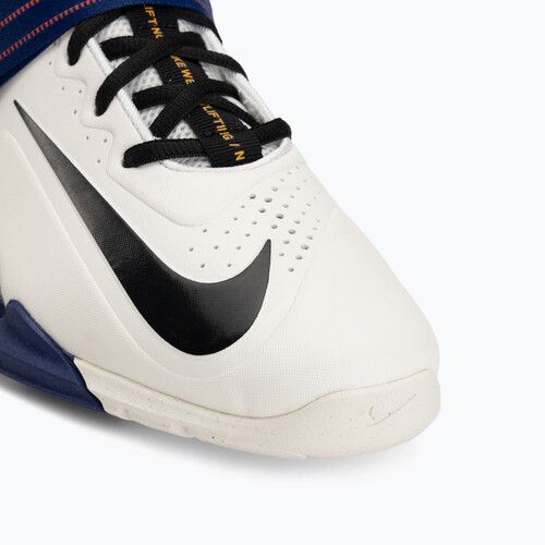Кросівки для важкої атлетики Nike Savaleos sail/deep royal blue/magic ember/black