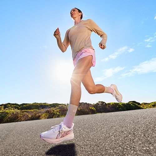 Кросівки для бігу жіночі Asics Gel-Kayano 33 White/Hazy Lilac