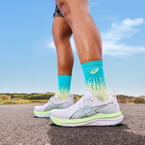 Кросівки для бігу чоловічі ASICS Gel-Kayano 33 white/stadium orange
