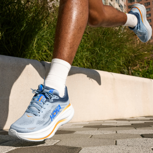 Чоловічі бігові кросівки HOKA Bondi 9 Wide чорний/чорний